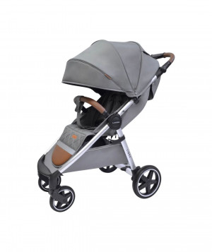 Коляска прогулочная Luxmom 730 серый с/р - фото 1