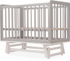 Кроватка Incanto Anniken New 120*60 с маятником серый/белый