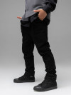 Брюки (Цвет черный, Размер 116-122), 6-411U