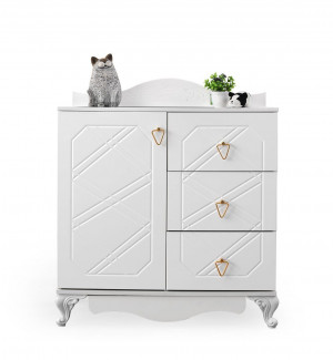 Комод Lovely Baby Leon белый