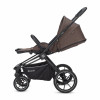 Коляска 2 в 1 Labala Raiz черная рама Choco brown