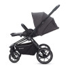 Коляска 2 в 1 Labala Raiz черная рама Stone grey