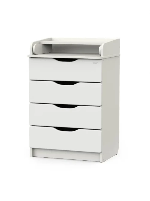 Комод Aton Сириус WOOD 604 4 белый - фото 1