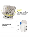 Автокресло Happy Baby Unix 0/1/2/3 (0-36 кг) Beige