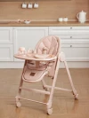 Стул для кормления Happy Baby Berny Lux New Rose