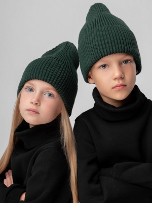 Шапка (Цвет изумрудный, Размер 54-58), 10-348U - фото 1