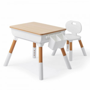 Комплект мебели (стол+стул) Happy Baby Liten white