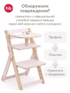 Стул для кормления Happy Baby Calmy розовый