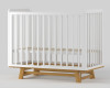 Кроватка Incanto Anniken New 120*60 с маятником белый/бук