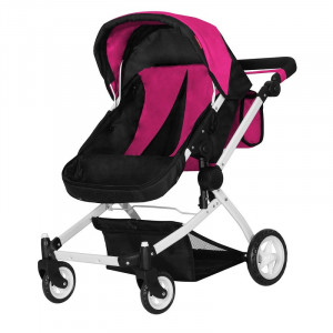 Коляски для кукол 2 в 1 Carrello Connect Hot pink