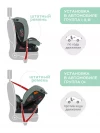 Автокресло Indigo Reflex AY913 0/1/2/3 (0-36 кг) зеленый-серый