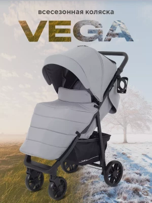 Коляска прогулочная Rant Vega RA105 2024 grey