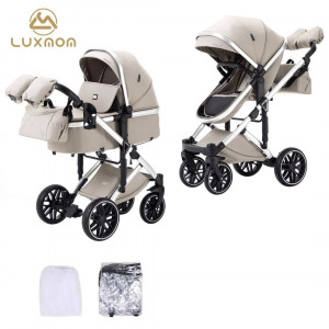 Коляска-трансформер Luxmom F2-A 2 в 1 хаки