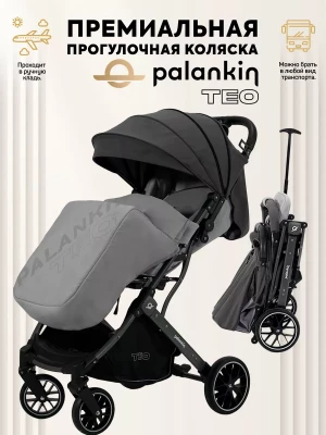 Коляска прогулочная Palankin Teo серый