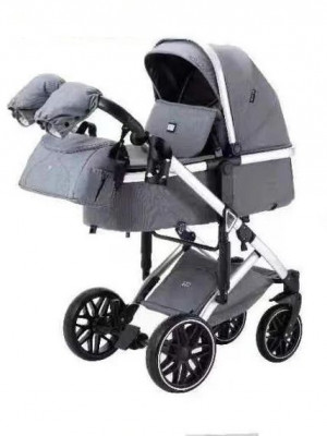 Коляска-трансформер Luxmom F2-A 2 в 1 серый