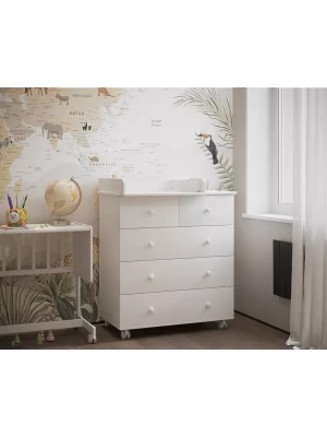 Комод Incanto Nova 800/5 белый - фото 1