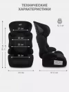 Автокресло Siger Смарт 2/3 (15-36кг) черный