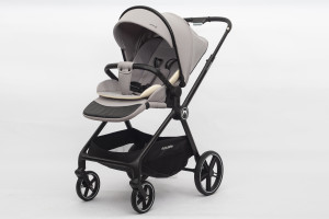 Коляска прогулочная Ining Baby Z1 PRO light grey - фото 1