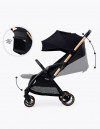 Коляска прогулочная Ining Baby Fold K353 black