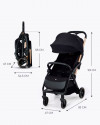 Коляска прогулочная Ining Baby Fold K353 black