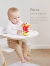Стул для кормления Happy Baby Calmy белый нью