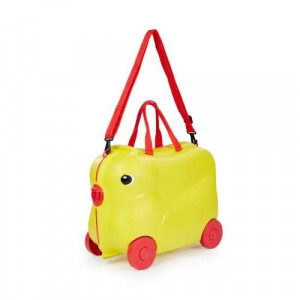 Игрушка чемодан-каталка Happy Baby Duck yellow