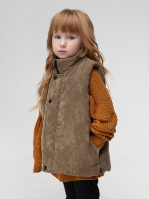 Жилет (Цвет хаки, Размер 128-134), 14-80MU - фото 1