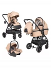Коляска 3 в 1 Farfello Camille Beige