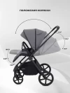 Коляска 2 в 1 Rant Teo RA120 Grey
