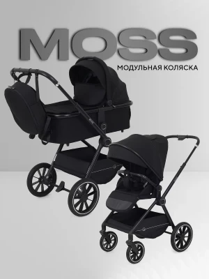 Коляска 2 в 1 Rant Moss RA321 Black - фото 1