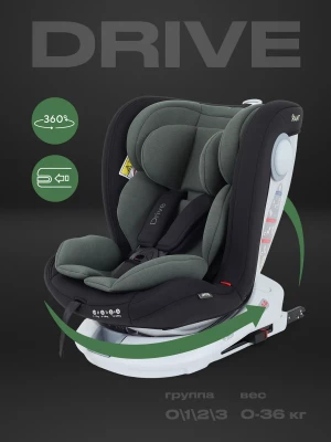 Автокресло Rant Drive isofix LB619 0/1/2/3 (0-36 кг) Green - фото 1