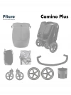 Коляска прогулочная Pituso Camino Graphite