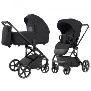 Коляска 2 в 1 Carrello Alfa CRL-6522 Rock Black 2025