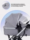 Коляска-трансформер MOWBaby Jasper MB022 3 в 1 Silver Grey