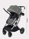 Коляска-трансформер MOWBaby Jasper MB022 3 в 1 Silver Green