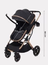 Коляска-трансформер MOWBaby Jasper MB022 3 в 1 Gold Black