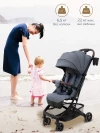 Коляска прогулочная Pituso Mini PU Graphite