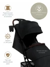 Коляска прогулочная Pituso Mini PU Black