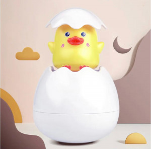 Игрушка для ванной яйцо-лейка, желтый цыплёнок