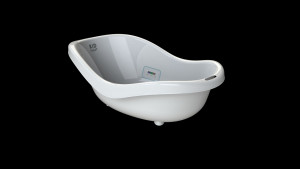 Ванна KidPlast Bliss белый/зеленый