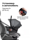 Автокресло Farfello Aimile KS-2150 0+ (0-13кг) Dark grey PU