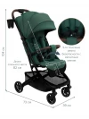 Коляска прогулочная Pituso Mini PU Emerald Mood