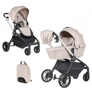 Коляска 2 в 1 Farfello Baby Shell coffee