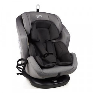 Автокресло Siger Ультра 0/1/2/3 (0-36кг) светло-серый