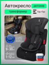 Автокресло Еду-Еду KS 516 Lux 1/2/3/ (9-36кг) черный