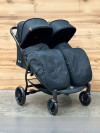 Коляска для двойни Luxmom T11 черный
